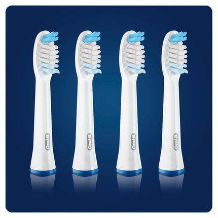 Oral-B Pulsonic Clean rezerves zobu birstes galviņas Sonic zobu birstēm, 4 gab., zobu birstes galviņa Oral-B Sonic zobu birstei