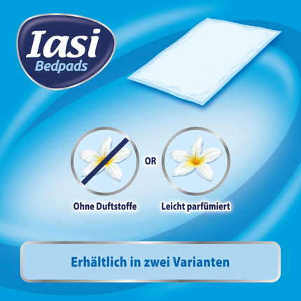 IASI gultas paliktnis, vienreizlietojamais gultas šķērsstienis 60x90, Maxi Plus absorbcijas spēja, smakas kontroles tehnoloģija, bez smaržas, 15 iepakojumā