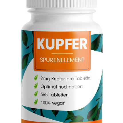Vara tabletes 365x ar 2 mg vara no augstas kvalitātes vara bisglicināta – optimāli augsta deva – bez nevēlamām piedevām – laboratoriski pārbaudītas ar sertifikātu – viena gada krājumi – 100% vegānisks