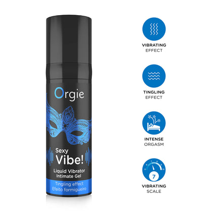 Orgie šķidruma vibrators, 1 iepakojums (1 x 15 mililitri)