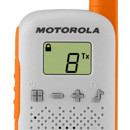 Motorola Talkabout T42 trīskāršās PMR radioaparāti (3 gab. komplekts, PMR446, 16 kanāli, diapazons 4 km)