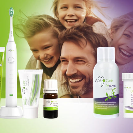 ApaCare OraLactin košļājamās pastilas | Veselīgas mutes dobuma floras atjaunošana + stabilizācija | Perorāli lietojama probiotika | Košļājamās pastilas ar C vitamīnu un pienskābes baktērijām | Cīņa pret sliktu elpu | 30 tabletes