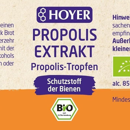 Hoyer propolisa ekstrakta organiskie pilieni