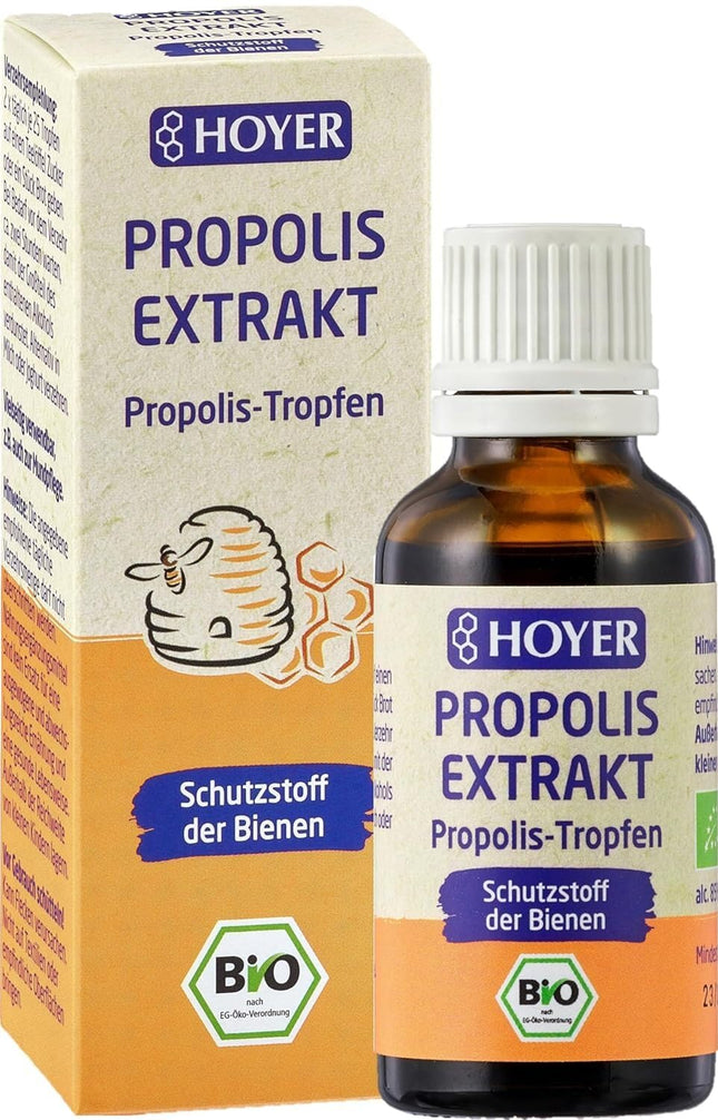 Hoyer propolisa ekstrakta organiskie pilieni