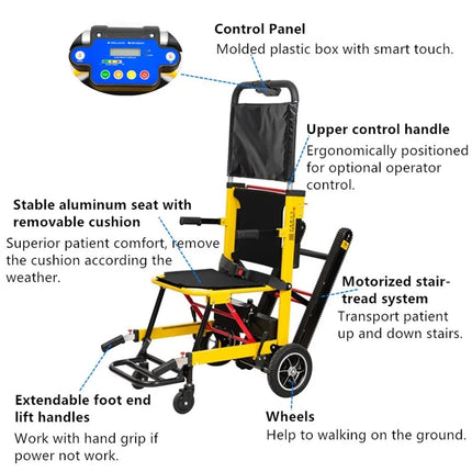flatpincololee elektriskais kāpņu kāpējs ratiņkrēslam/mobilais kāpņu pacēlājs, 24 V 13 Ah litija akumulators, alumīnija sakausējuma rāmis, celtspēja 363 mārciņas