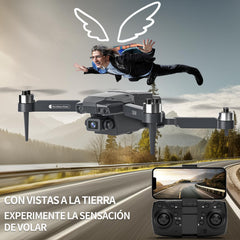 S508 drons ar 720P HD kameru, 90° regulējamu objektīvu, salokāms FPV drons pieaugušajiem un iesācējiem, WiFi lietotne, 3D apgriešana, automātiska noturēšana, optiskā plūsmas pozicionēšana, ceļa punktu lidojums
