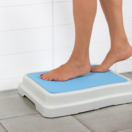 Vital Comfort vannas istabas pakāpiens ar neslīdošu virsmu | Drošs statīvs un viegli transportējams