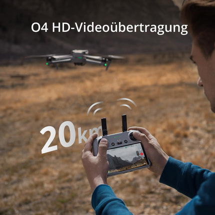 DJI RC 2, 20 km O4 pārraide, 5,5 collu Full HD ekrāns, vieda tālvadības pults droniem