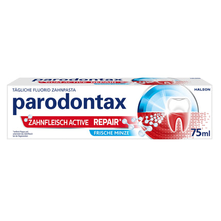 Parodontax Active Gum Repair* zobu pasta ar fluorīdu, 1x75ml, Zobu pasta veselīgākām smaganām no 1. nedēļas**
