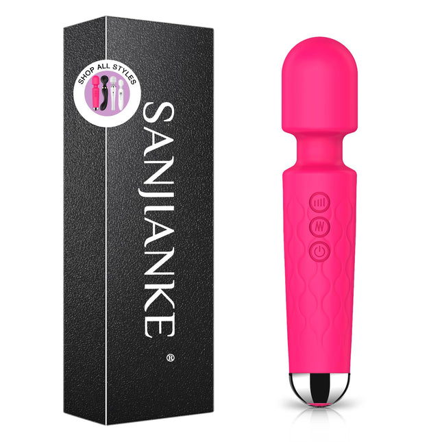 Vibrācija sievietēm, G punkta vibrācija sievietēm, dildo, seksa rotaļlieta sievietēm, 20 vibrācijas režīmi, 8 ātrumi, klusa, ūdensnecaurlaidīga, seksa rotaļlieta sievietēm, īpaši spēcīga (rožu sarkana)