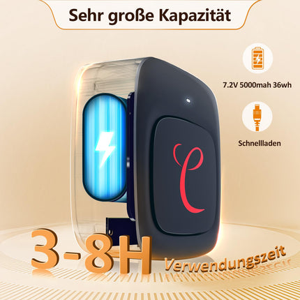 Comfytemp bezvadu sildīšanas paliktnis kaklam un pleciem ar 36 Wh akumulatoru, 1,1 kg kakla un plecu sildītājs ar 3 temperatūras iestatījumiem, 52x25 cm sildīšanas paliktnis ar automātisku izslēgšanos
