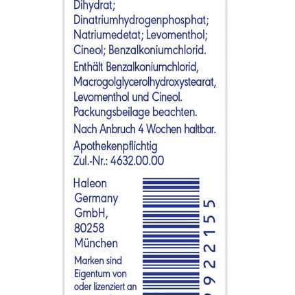 Otriven SinuSpray 0,1% deguna aerosols sinusīta ārstēšanai, 10 ml