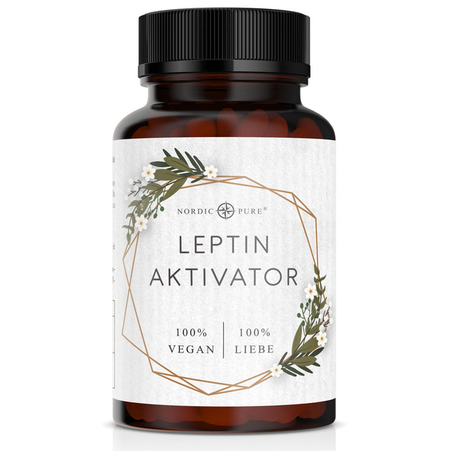 Leptīna aktivatora kapsulas ar augstu devu leptīna terapijai | Augstākā kvalitāte no Nordic Pure | Leptīna metabolisma ārstēšana | Dabisks atbalsts | 21 dienu leptinonola kurss | Bez hormoniem