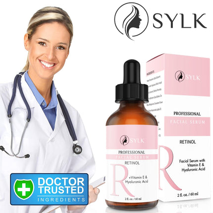 Retinola serums sejai ar hialuronskābi mikroadatu terapijai augstā devā | Testa uzvarētājs | Grumbu novēršanas tūlītēja iedarbība | Pretnovecošanās sejas serums | Pinņu un pigmenta plankumu noņēmējs sejai | 60 ml