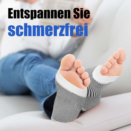 PUTUO neiropātijas zeķes vīriešiem un sievietēm: ortopēdiskās kompresijas zeķes plantārā fascīta zeķes potītes ortoze, liels, L/XL, baltas, 4 pāri