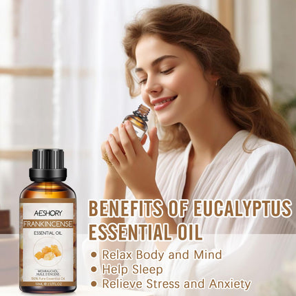 AESHORY vīraka ēteriskā eļļa 50ml, vīraka ēteriskā eļļa 100% tīra dabīga aromterapijas eļļa terapeitiskā pakāpē, smaržu eļļas difuzoriem, ādas kopšanai, matu kopšanai, masāžai, vannai