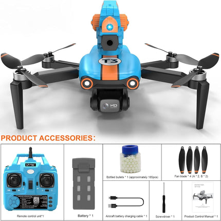 OBEST drons ar 1080P regulējamu kameru, bezkontaktu RC saliekamais drons ar šaušanas torni, FPV WIFI kvadrokopters, optiskās plūsmas pozicionēšana, mini drons bērniem iesācējiem