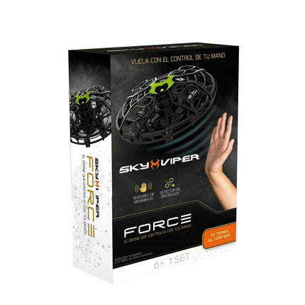 Bizak Sky Viper Force drons ar inteliģentiem sensoriem, kas uztver jūsu rokas un apkārtni, ļaujot jums lidot vienatnē, no 8 gadu vecuma (63348526)