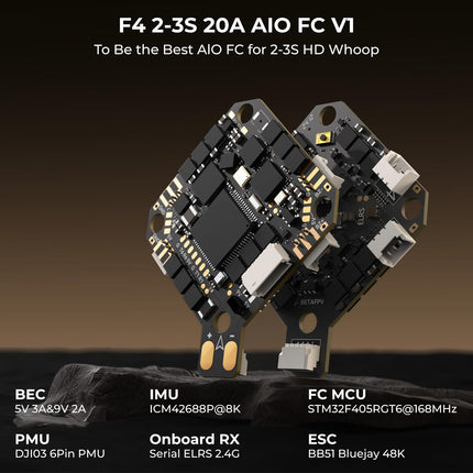 BETAFPV Pavo20 Pro bezkontaktu Whoop kvadrokopters 2,2 collu Cinewhoop ar HD digitālo kronšteinu, LAVA 1104 7200KV motoru GF2218 3-B propelleru, kas ir saderīgs ar DJI O3/Caddx Vista/Runcam Link FPV brīvā stila šaušanai.