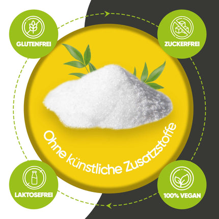 Geovis MSM pulveris 500g - organiskais sērs - augsta deva 99,9% tīrs metilsulfonilmetāns - VEGĀNS - uztura bagātinātājs