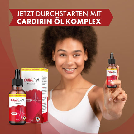 Cardirin Premium pilieni | tīrs dabīgs augu eļļu komplekss | Kvalitāte vīriešiem un sievietēm | 30 ml uz pudeli 1x