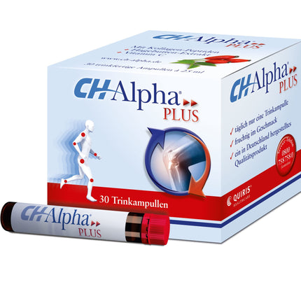 CH-Alpha PLUS locītavu kolagēns | Lai atbalstītu locītavu skrimšļu atjaunošanos | Locītavu sāpju mazināšana | 30 dzeršanas ampulas