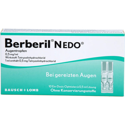 BERBERIL N EDO acu pilieni 10 x 0,5 ml