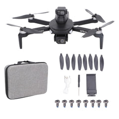 BuyWeek drons ar 4K kameru, L500 Pro MAX GPS mini drons, 360 grādu šķēršļu novēršanas bezkontaktu 4K HD aerofotogrāfijas RC kvadrokopters iesācējiem