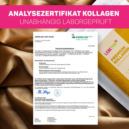 Lebepur kolagēna pulveris 550g - bioaktīvs augstākās kvalitātes kolagēna hidrolizāts - 1. un 3. tipa peptīdi - bez hormoniem un antibiotikām - ļoti labi šķīstošs un bezgaršīgs
