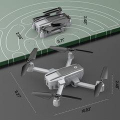 Holy Stone HS440D GPS drons ar 4K kameru iesācējiem, 1 akumulators 20 min. darbībai. Lidojuma laiks, seko man, automātiska atgriešanās, 5G FPV pārraide, RC salokāms drons, pilns komplekts, svars zem 249 g, profesionāls pieaugušajiem, C0