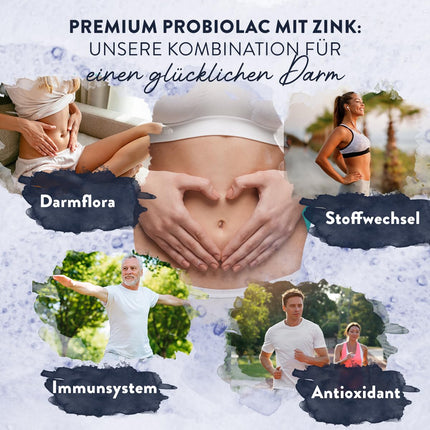 Premium Cultures Complex Intestinal Flora 120 miljardi CFU, 30 zarnu baktēriju probiotiku celmi: Lactobacillus Gasseri, Lactobacillus Reuteri, Lactobacillus Rhamnosus + cinks - 90 tabletes
