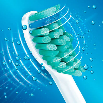Philips Sonicare Original ProResults standarta Sonic zobu birstes uzgaļi — 8 gab. iepakojumā, baltā krāsā (modelis HX6018/07)