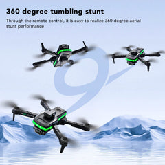 S162 FPV RC drons, 4K HD divu kameru WiFi kvadrokopters ar lidošanu ar ceļa punktiem, regulējams ātrums, 360° pagriezieni, automātiska fotografēšana, automātiska nolaišanās.