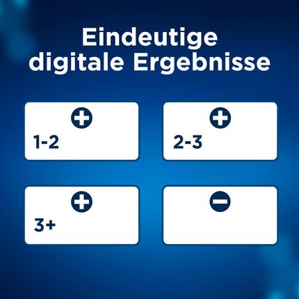 Clearblue grūtniecības tests, agrīns digitālais grūtniecības tests, 2x agrīnie grūtniecības testi/agrīnās grūtniecības testi ar nedēļas indikatoru, grūtniecības noteikšana, 25 mSV/ml