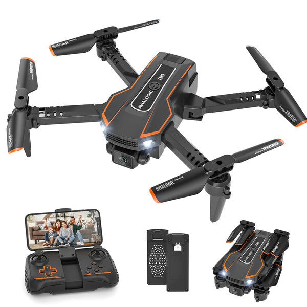 Drons ar HD 720P kameru bērniem, RC drons kvadrokopters ar WiFi pārraidi, bezgalvas režīmu, 3D pagriezienu, augstuma noturēšanu, lidojuma trajektoriju, rotaļlietas un dāvanas zēniem un meitenēm iesācējiem