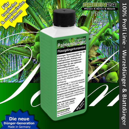 GREEN24 Palm Fertilizer Professional Line Weight Weight mēslojums palmām Sakņu mēslojums + Lapu mēslojums AUGSTĀS TEHNOLOĢIJAS!