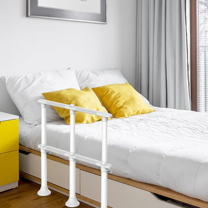 Heuffe gultas margu kritiena aizsardzība senioriem ar kājām, gultas satvēriena stienis stāvēšanas palīglīdzeklis vecāka gadagājuma cilvēkiem, drošības gultas margas, augstumā regulējama gultas aizsargmarga aprūpes gultai invalīdiem