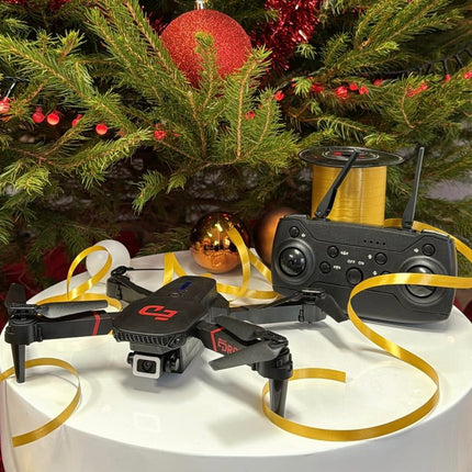 TURBO IZAICINĀJUMS - Elite Drone MKX - Drons - 400318 - Lidaparāts - Melns - 2 uzlādējamas baterijas - Plastmasa - Dāvana - Dzimšanas diena - Gaismas - Video - Vecums 8+