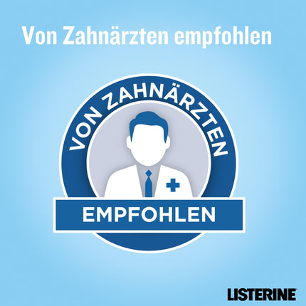 LISTERINE Advanced White mild (500 ml), antibakteriāls mutes skalošanas līdzeklis noturīgu zobu traipu noņemšanai, mutes skalošanas līdzeklis ar maigu balināšanas tehnoloģiju, baltākiem zobiem tikai 1 nedēļas laikā