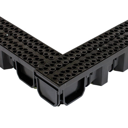 ScarMaxx - Drenāžas kanāla gala gabalu komplekts, 2 gab. - izgatavots no plastmasas - 2 x gala vāciņi drenāžas kanāliem ar 115 mm augstumu