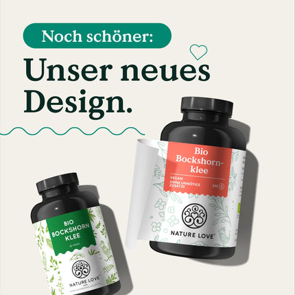 NATURE LOVE® Bioloģiskās grieķu sierāboliņa lapas - 240 vegānas kapsulas - Augsta deva ar 2600 mg dienā (650 mg vienā kapsulā) - Sertificēta bioloģiskā grieķu sierāboliņa lapa - bez nevēlamām piedevām, ražota Vācijā