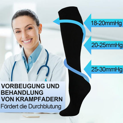 CAMPSNAIL kompresijas zeķes sievietēm un vīriešiem, atbalsta zeķes, kompresijas zeķes lidojumiem, sportam, ceļojumiem, skriešanai