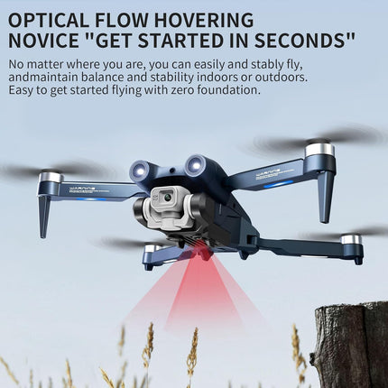 OBEST drons ar regulējamu 4K kameru, RC salokāms FPV WiFi tiešraides drons bērniem iesācējiem, 2 baterijas 28 minūtes, trajektorijas lidojums, 360° pagriezieni, pacelšanās/nosēšanās ar vienu taustiņu, bezgalvas režīms