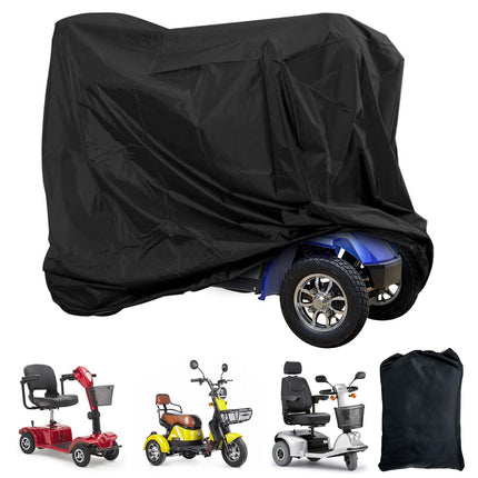 Idota mobilitātes skrejriteņa pārsegs, ūdensizturīgs mobilitātes skrejriteņa pārsegs 210D Oxford skrejriteņa pārsegs, universāls pārsegs mobilitātes skrejritenim 140 × 66 × 91 cm