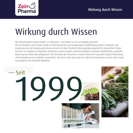 ZeinPharma hialuronskābes Forte Plus kapsulas 800 mg, 500–700 kDa – 30 vegānas kapsulas, kas iegūtas no dabiskas fermentācijas