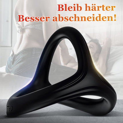 Dreieckiger Penisringe Sex Spielzeug für die Männer Extrem - Premium Silikon Penisring mit Hodenring Gürtel, Dehnbare Cockringe für Männer Zeitverzögerung Erotisches Sexspielzeug für Paare Extrem Sex