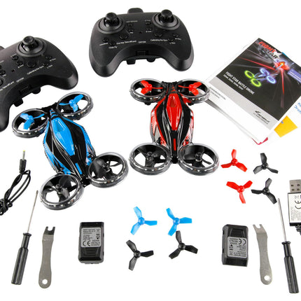 Amewi FightStar kaujas dronu komplekts RTF sarkans un zils