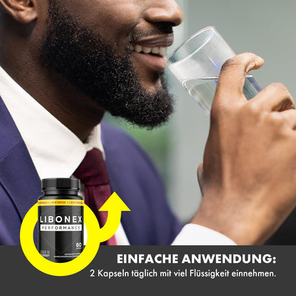 Libonex kapsulas - Mīlestība, iekāre un kaislība - aktīviem vīriešiem - 60 kapsulas. Iepakojuma saturs: 1x