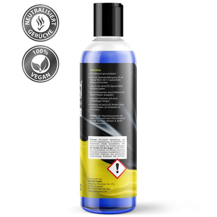beGLOSS Special Wash Latex 250 mazgāšanas līdzeklis Tīrīšanas līdzeklis Kopšanas līdzeklis Lateksa šampūns Lateksa kopšanas līdzeklis