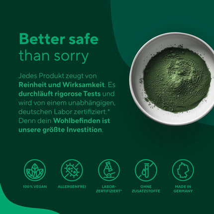 Organiskās spirulīnas tabletes – 600 tabletes (500 mg) – 4000 mg augsta deva – Organiskas aļģes no sertificētas bioloģiskās lauksaimniecības – Vegāns – TRUE NATURE®